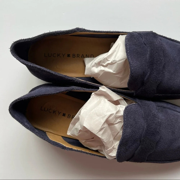 Lucky Brand Chennie Loafer Flats in Blue Womens Size  7.5 - Picture 5 of 11